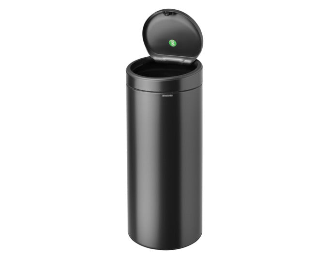 Moderner BRABANTIA Touch Bin in confident grey, 30 l Volumen, stilvoll und praktisch für jeden Haushalt.