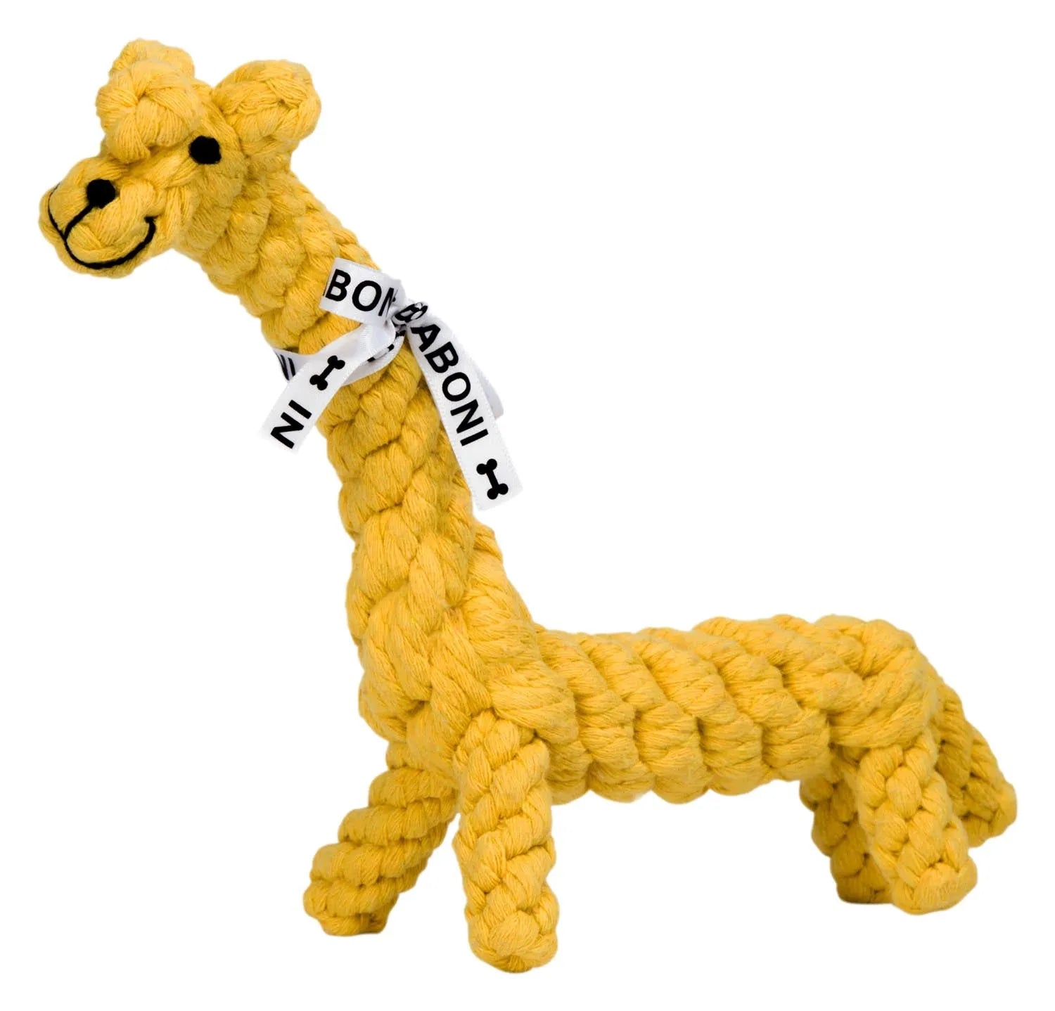 Gretchen Giraffe: robustes Hundespielzeug aus 100% Baumwolle, schont Zähne, ideal für interaktive Spiele, leicht waschbar.