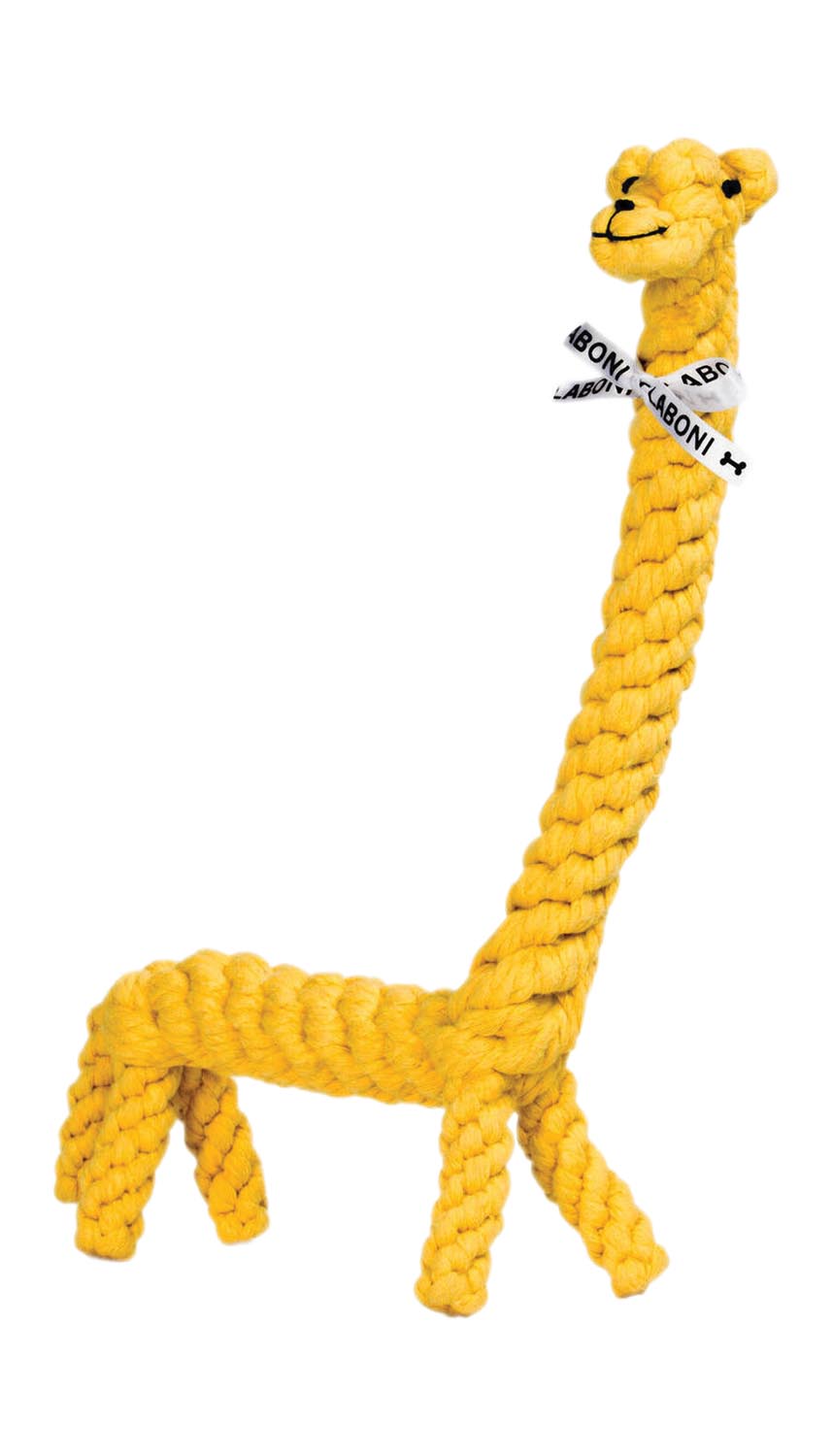 Spielzeug Greta Giraffe in  präsentiert im Onlineshop von KAQTU Design AG. Hundebedarf ist von Laboni