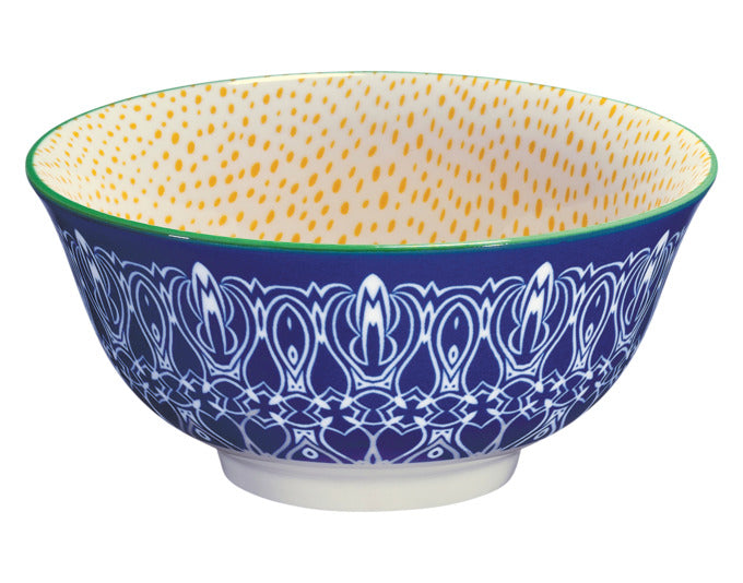 CILIO Bowl Amici Waben Porzellan 500 ml ø 15.5x7 cm in  präsentiert im Onlineshop von KAQTU Design AG. Schale ist von CILIO