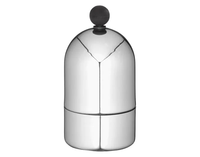 CILIO Dekorierstreuer Inox poliert 3 Schablonen Gesicht Herz Stern ø 6.5x13 cm in  präsentiert im Onlineshop von KAQTU Design AG. Salz & Pfeffer ist von CILIO
