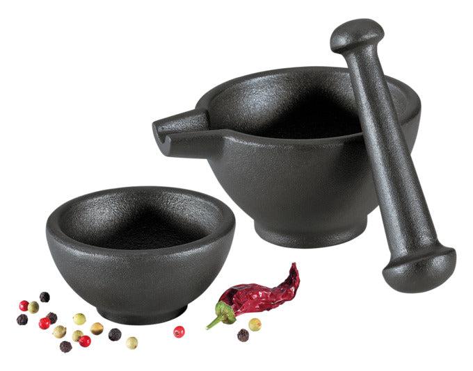 ZASSENHAUS Mörser-Set 3-teilig Gusseisen