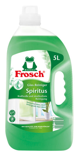 FROSCH Glasreiniger Spiritus 5 l in  präsentiert im Onlineshop von KAQTU Design AG. Reinigungsmittel ist von FROSCH