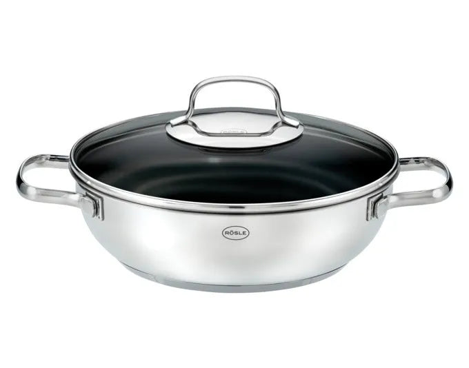RÖSLE Servierpfanne Elegance Keramik ProCera ø 24 cm in  präsentiert im Onlineshop von KAQTU Design AG. Topf ist von RÖSLE