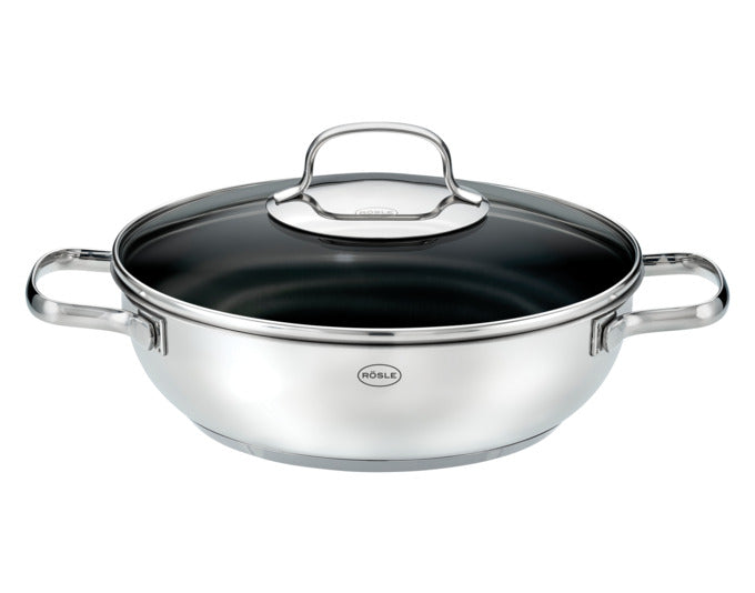 RÖSLE Servierpfanne Elegance Keramik ProCera ø 24 cm in  präsentiert im Onlineshop von KAQTU Design AG. Topf ist von RÖSLE