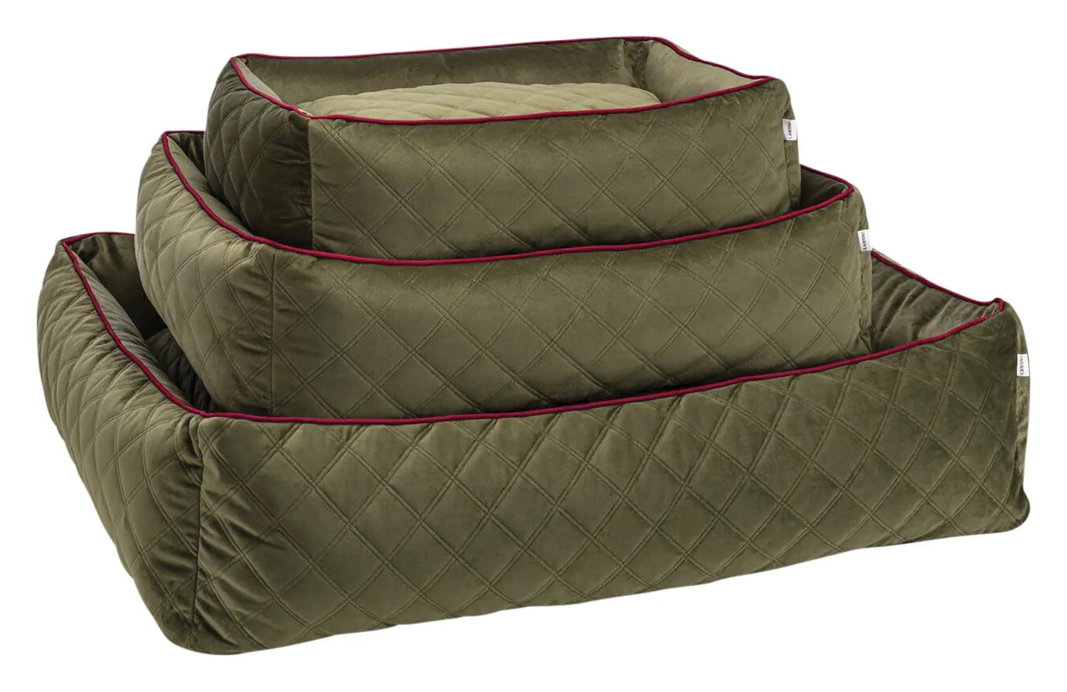 Elegantes Laboni Hundebett Classic Oxford S für kleine Hunde.