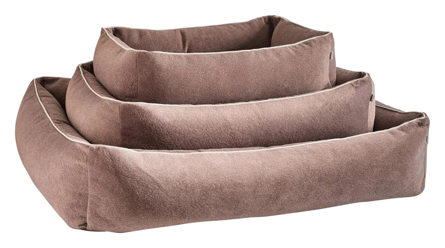 Stilvolles Hundebett S von Laboni aus robustem Buffalo-Leder.