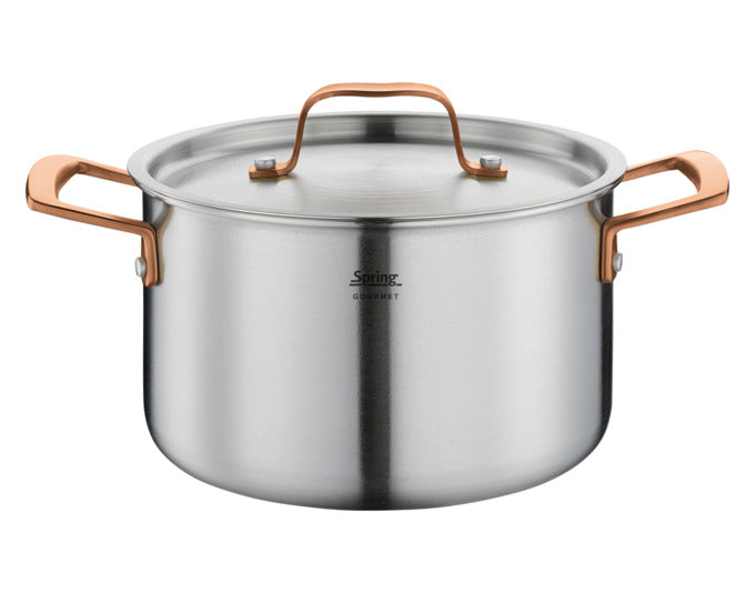 SPRING Kochtopf Gourmet Roségold 3.7 l ø 20x12 cm in  präsentiert im Onlineshop von KAQTU Design AG. Topf ist von SPRING