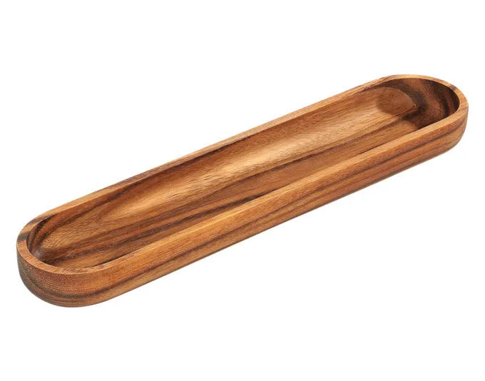 ZASSENHAUS Baguette-/Servierschale Akazie 45x9.5x4 cm in  präsentiert im Onlineshop von KAQTU Design AG. Schale ist von ZASSENHAUS