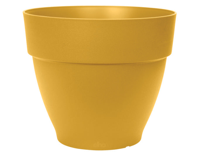 ELHO Pflanzengefäss Vibia Campana rund ø 35 cm honig gelb in  präsentiert im Onlineshop von KAQTU Design AG. Pflanzentopf Outdoor ist von ELHO