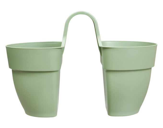 ELHO Balkonkasten Vibia Campana lower twin 21 cm honig gelb in  präsentiert im Onlineshop von KAQTU Design AG. Pflanzentopf Outdoor ist von ELHO