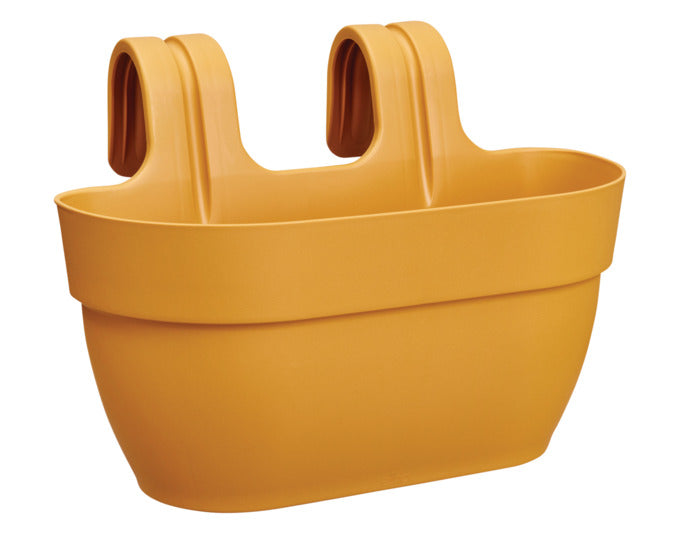 ELHO Balkonkasten Vibia Campana easy hanger medium honig gelb in  präsentiert im Onlineshop von KAQTU Design AG. Pflanzentopf Outdoor ist von ELHO