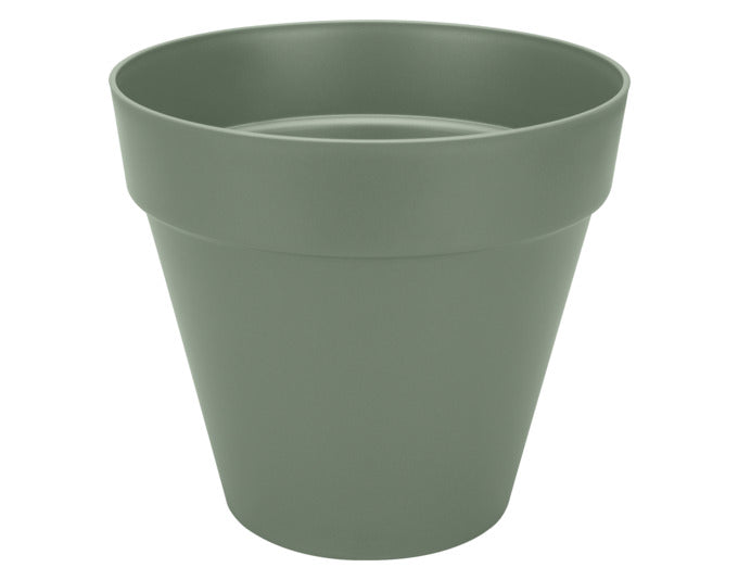 ELHO Pflanzengefäss loft urban rund Rollen 50 cm pistazien grün in  präsentiert im Onlineshop von KAQTU Design AG. Pflanzentopf Outdoor ist von ELHO