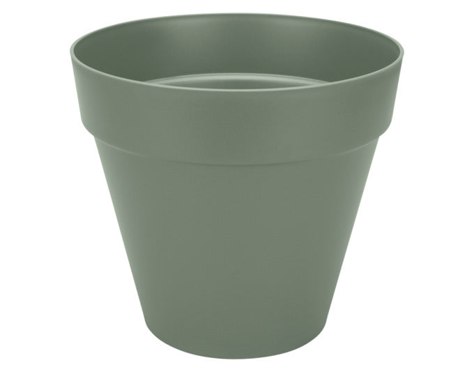 ELHO Topf loft urban rund Rollen 40 cm pistazien grün in  präsentiert im Onlineshop von KAQTU Design AG. Pflanzentopf Outdoor ist von ELHO