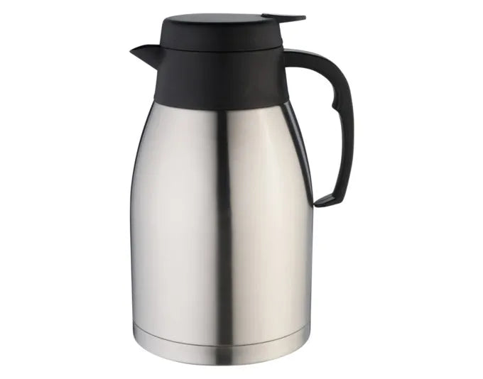 EVA Isolierkanne Edelstahl schwarz unzerbrechlich 2 l in  präsentiert im Onlineshop von KAQTU Design AG. Küchenhelfer ist von EVA