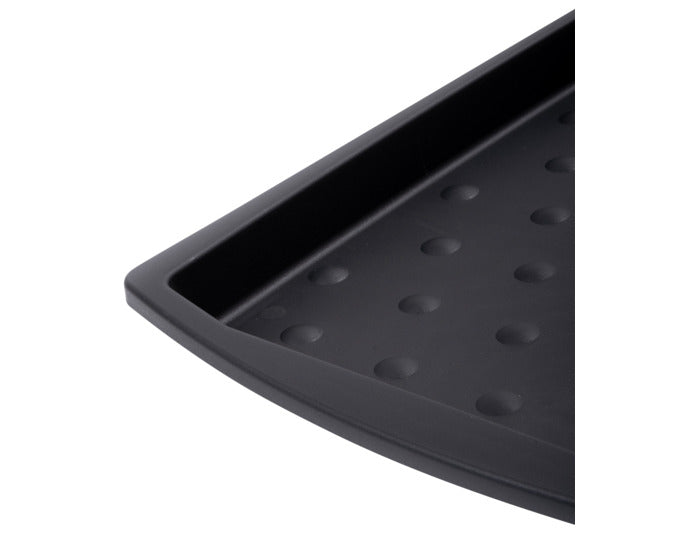 Praktischer schwarzer Schuhrost Soho von MULTY HOME, 38x73 cm, ideal zur Schuhaufbewahrung, modern und platzsparend.