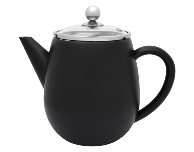 BREDEMEIJER Teekanne Duet Eva weiss matt 1.1 l in  präsentiert im Onlineshop von KAQTU Design AG. Kanne ist von BREDEMEIJER