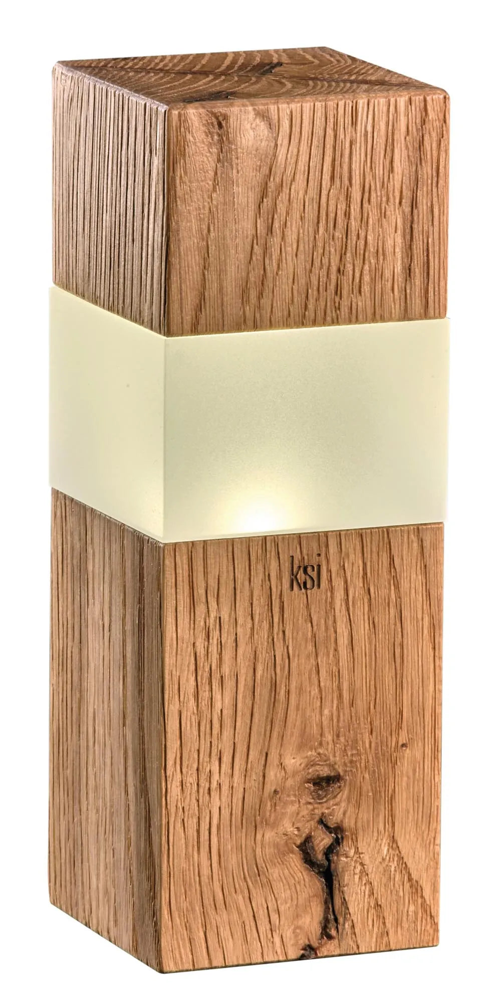 Tischlampe Highlight oak 6x6x17cm in Oak präsentiert im Onlineshop von KAQTU Design AG. Tischleuchte ist von Diverse