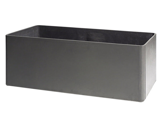 SWISSPEARL Pflanzengefäss Delta anthrazit 140x45x45 cm in  präsentiert im Onlineshop von KAQTU Design AG. Blumentopf ist von SWISSPEARL