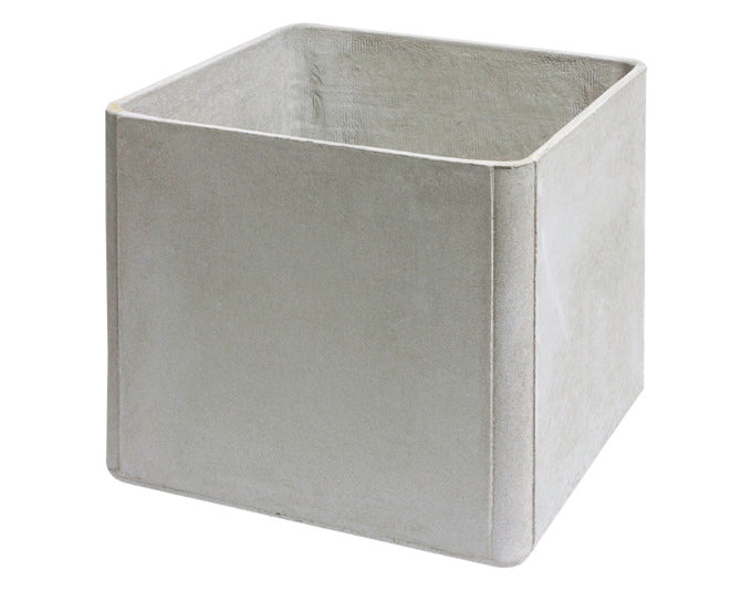 SWISSPEARL Pflanzengefäss Delta grau 80x80x45 cm in  präsentiert im Onlineshop von KAQTU Design AG. Blumentopf ist von SWISSPEARL