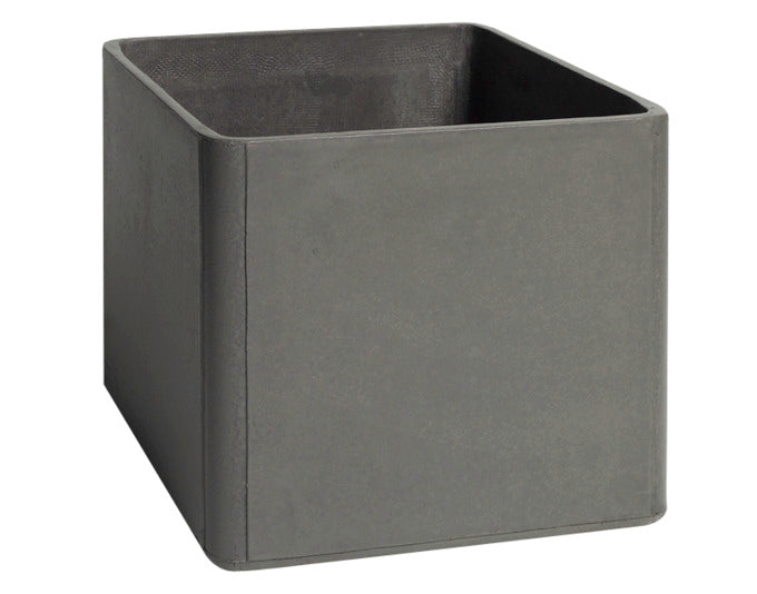 SWISSPEARL Pflanzengefäss Delta anthrazit 60x60x45 cm in  präsentiert im Onlineshop von KAQTU Design AG. Blumentopf ist von SWISSPEARL