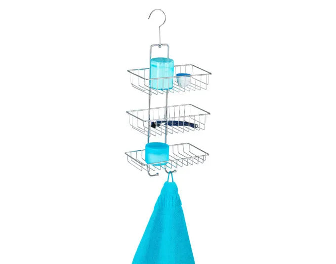 WENKO Duschregal Nivala silber in  präsentiert im Onlineshop von KAQTU Design AG. Haushaltshilfen ist von WENKO
