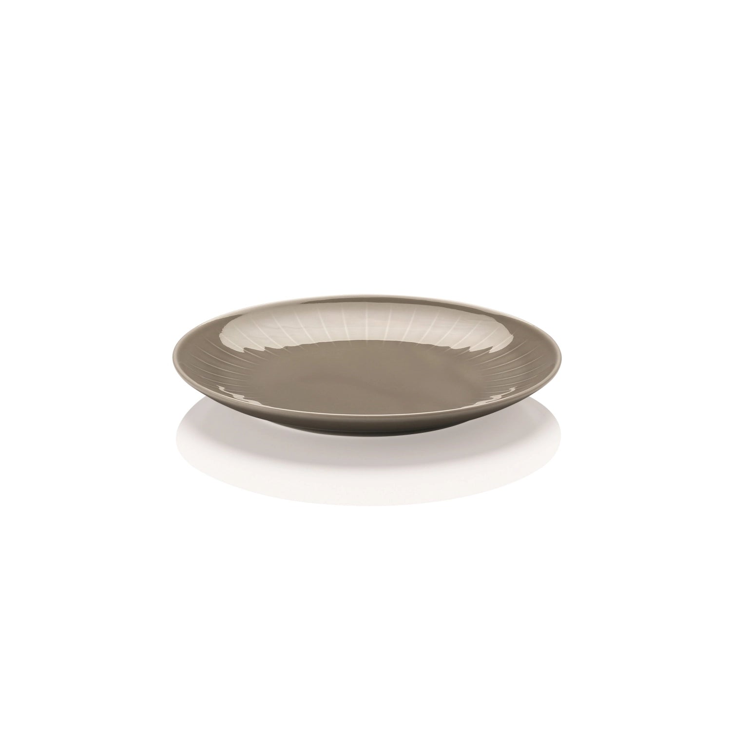 Moderner Frühstücksteller in sanftem Grau von Rosenthal, 20 cm Durchmesser, perfekt für ansprechende Frühstücksarrangements und besondere Anlässe.