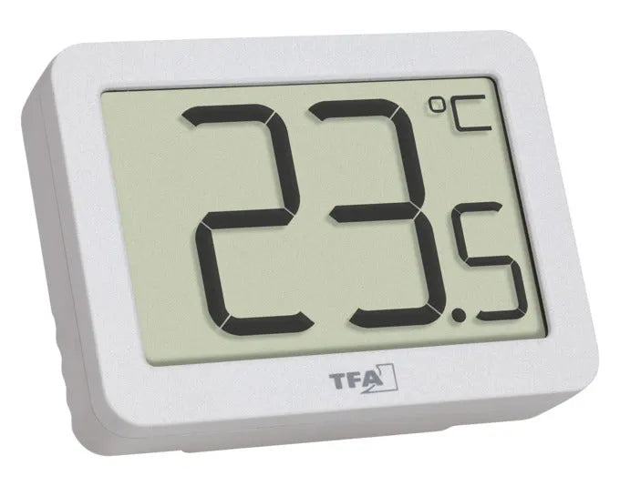TFA Thermometer Digital weiss 4x5.5x2.8 cm -10…+60°C in  präsentiert im Onlineshop von KAQTU Design AG. Thermometer ist von TFA