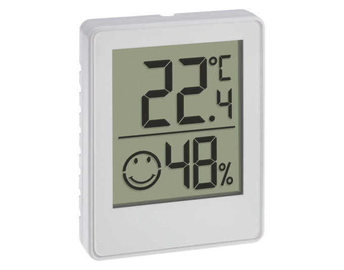 TFA Thermometer-Hygrometer Digital weiss 5.8x4.5x3.1 cm -20…+60°C in  präsentiert im Onlineshop von KAQTU Design AG. Thermometer ist von TFA