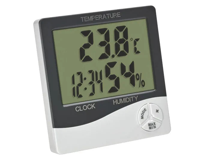 TFA Thermometer-Hygrometer Digital weiss 9.8x9.5x5.8 cm -10…+50°C in  präsentiert im Onlineshop von KAQTU Design AG. Thermometer ist von TFA
