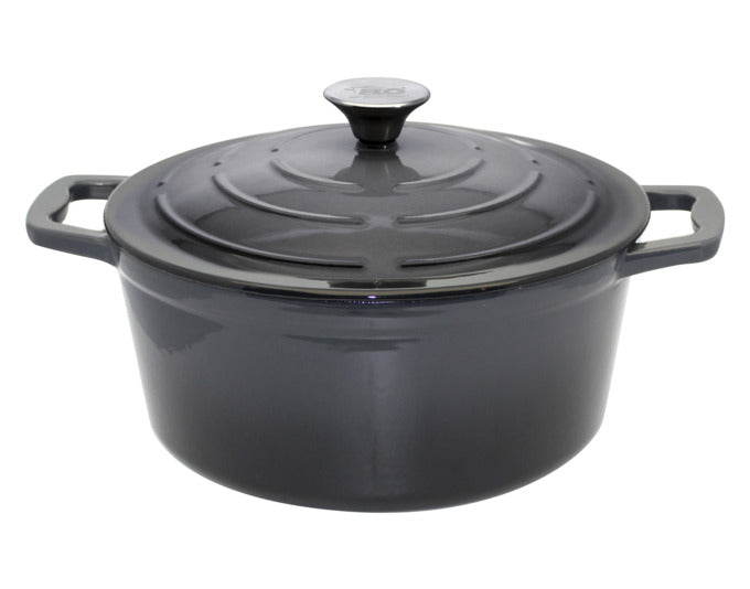 ELO Bräter Gusseisen grau creme emailliert 4.2 l ø 26 cm in  präsentiert im Onlineshop von KAQTU Design AG. Topf ist von ELO