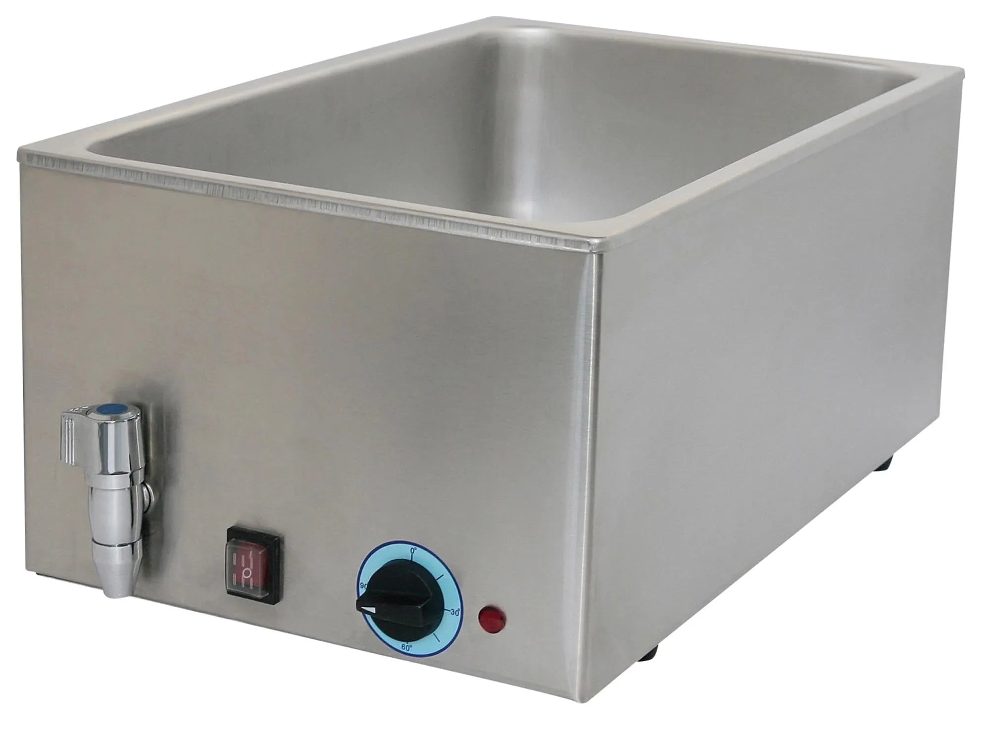 Bain Marie Ecoline mit Hahn 1200 Watt 57.6x34cm H24.5cm in  präsentiert im Onlineshop von KAQTU Design AG. Küchengerät ist von Maison Truffe