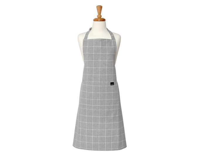LADELLE Küchenschürze Eco Check grey 70x89 cm in  präsentiert im Onlineshop von KAQTU Design AG. Küchenhelfer ist von LADELLE
