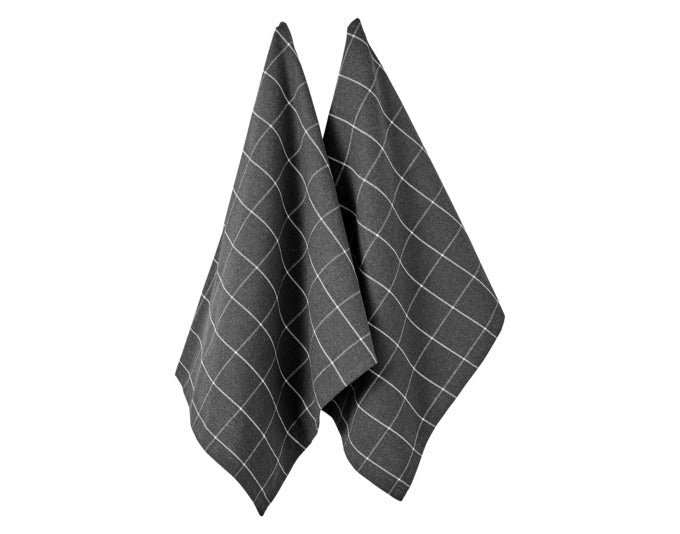 LADELLE Küchentuch Eco Check grey 45x70 cm 2 Stk. in  präsentiert im Onlineshop von KAQTU Design AG. Küchentuch ist von LADELLE