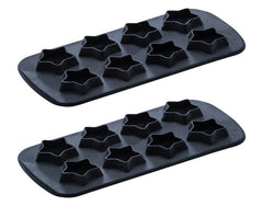 TEMPA Eiswürfelform Quinn Mini Star Silikon 21.3x10.5x2.6 cm 2 Stk.