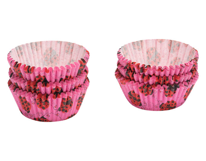 PATISSE Papierförmchen 200 Stück rosa/Marienkäfer ø 5 cm in  präsentiert im Onlineshop von KAQTU Design AG. Backform / Backblech ist von PATISSE