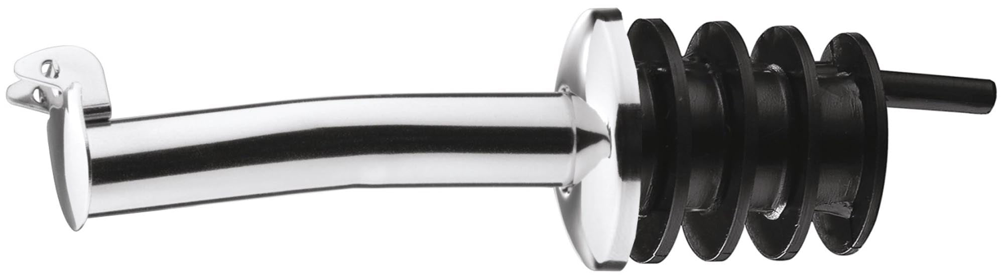 Flaschenausgiesser Inox mit Kläppchen u. K-Kork in Silber präsentiert im Onlineshop von KAQTU Design AG. Barzubehör ist von Westmark