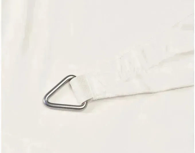 Hochwertiges Sonnensegel in Creme, quadratisch 500x500 cm, idealer UV-Schutz für Garten und Terrasse.