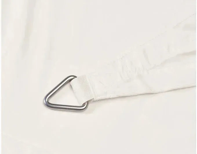 Hochwertiges Sonnensegel in Creme, quadratisch 500x500 cm, idealer UV-Schutz für Garten und Terrasse.