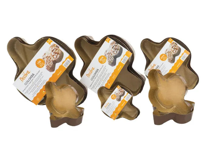 DECORA Backformen Einweg Ostertaube Colomba 5 Stück 100 g 15.5x11.5 cm in  präsentiert im Onlineshop von KAQTU Design AG. Backform / Backblech ist von DECORA