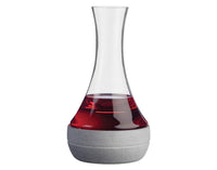 HUKKA Carafina Decanter with Stone Base, 1.2 L