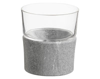 Hukka whiskey glass with stone base 0.12 l