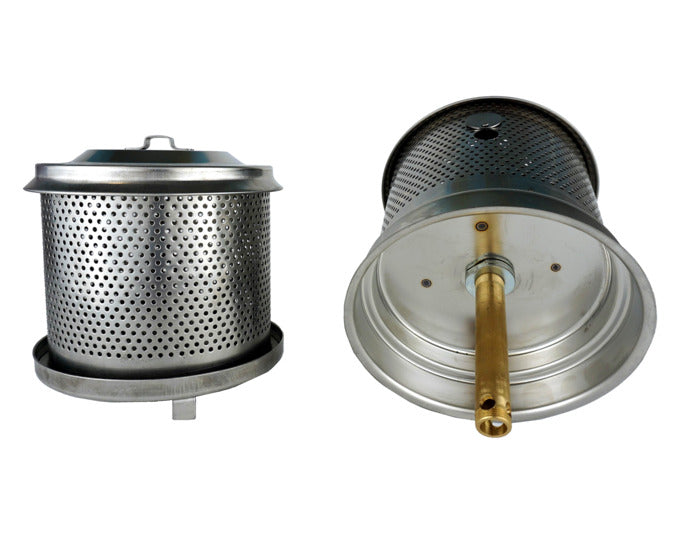 Der LotusGrill Hybrid Classic in Feuerrot ist ein kompakter, rauchfreier Holzkohlegrill, ideal für schnelles und sauberes Grillen.