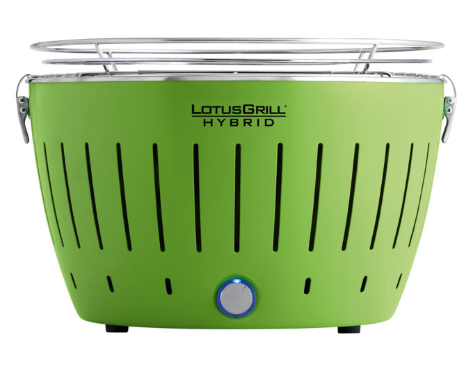 LOTUSGRILL Holzkohlegrill Hybrid Classic limettengrün 36.8x35x23.4 cm in  präsentiert im Onlineshop von KAQTU Design AG. Grill ist von LOTUS GRILL