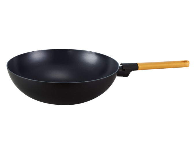 BRABANTIA Wok Tasty+ Recycled ø 30 cm in  präsentiert im Onlineshop von KAQTU Design AG. Topf ist von BRABANTIA