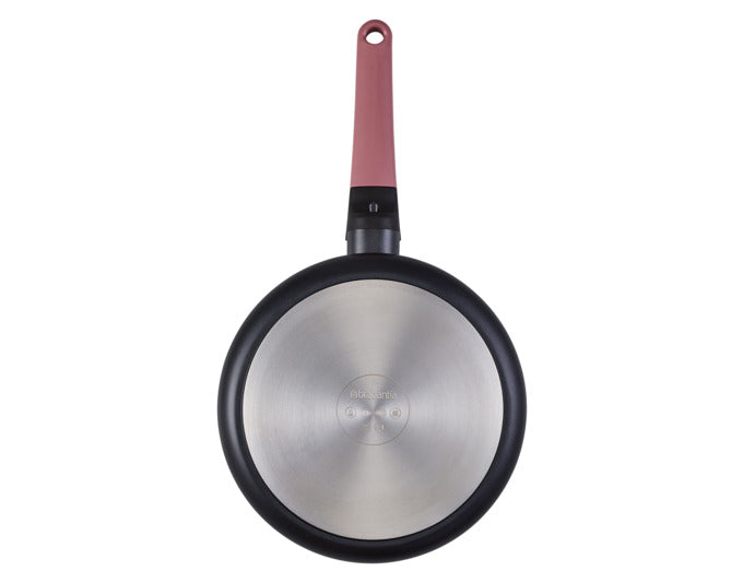 Hochwertige Bratpfanne ø 24 cm mit Deckel, aus recyceltem Material, ideal für gesundes Kochen, langlebig und umweltfreundlich.