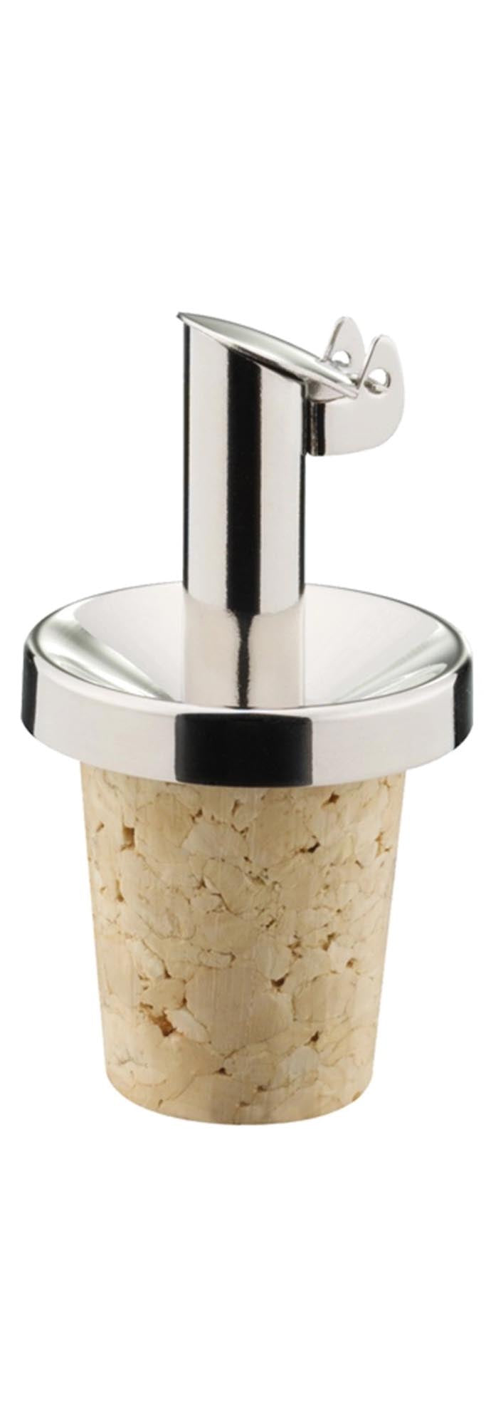 Essigausgiesser Metallkläppchen, Naturkorken, kurz, Blister in Braun präsentiert im Onlineshop von KAQTU Design AG. Barzubehör ist von Westmark