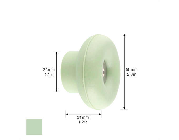 Praktischer Wandhaken von WAGNER in pastellgrün, ø 50x31 mm, ideal für Zuhause. Stilvolles Design und vielseitig einsetzbar.