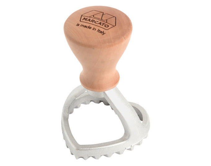 MARCATO Ravioli Stempel mit Holzgriff Herz 5 cm