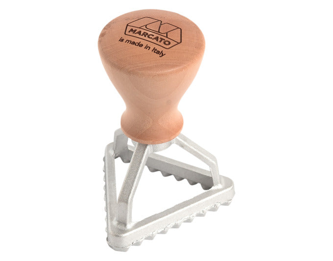 MARCATO Ravioli Stempel mit Holzgriff Dreieck 5.4 cm
